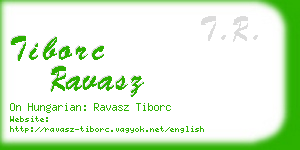 tiborc ravasz business card